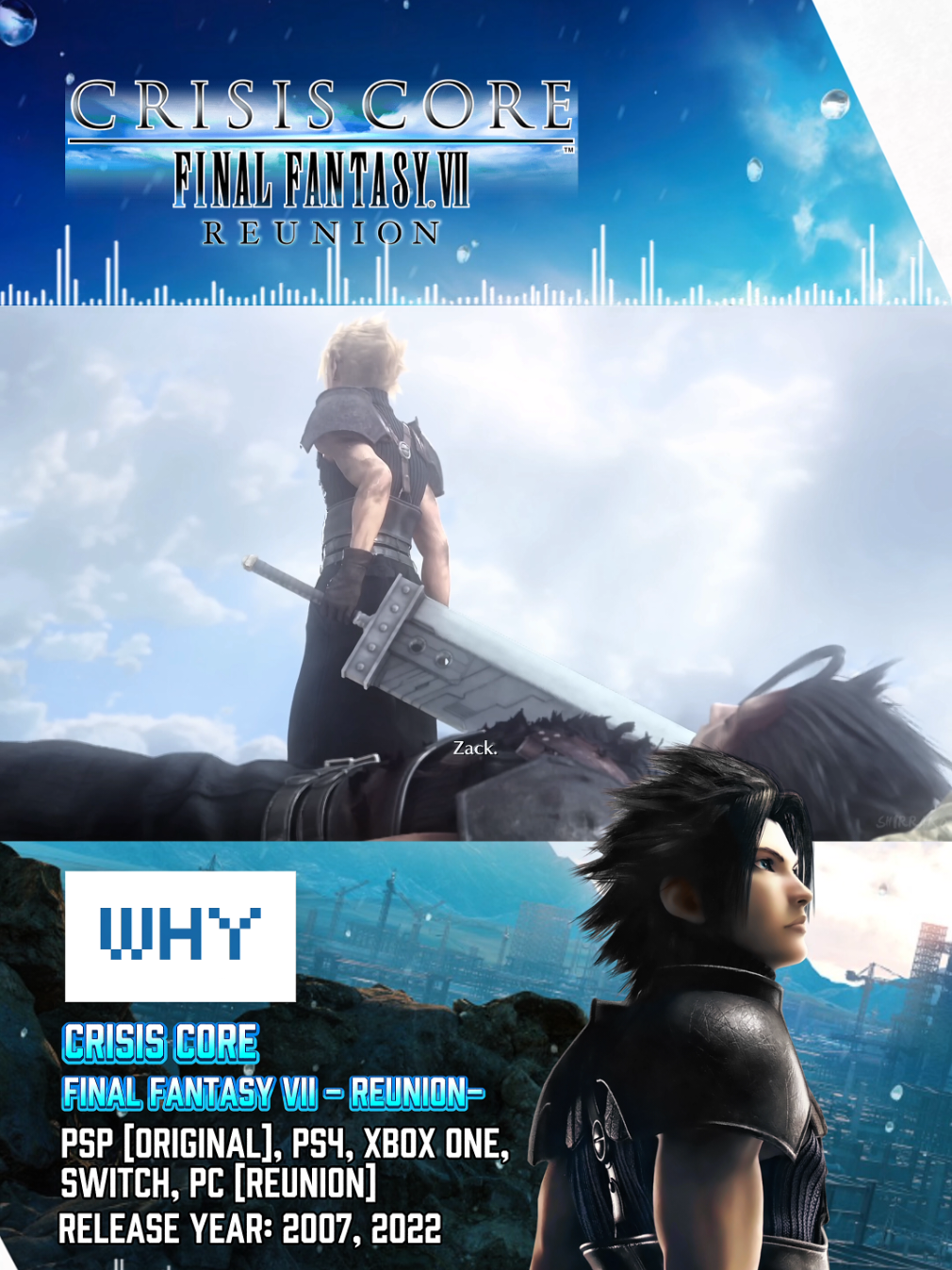 Why [Ayaka] - Crisis Core: Final Fantasy VII -Reunion- 🌧 #finalfantasy #finalfantasy7 #finalfantasy7remake #crisiscore #zackfair #cloudstrife #squareenix #videogamemusic #gamingmusic #jrpg #jrpgaming #playstationportable 