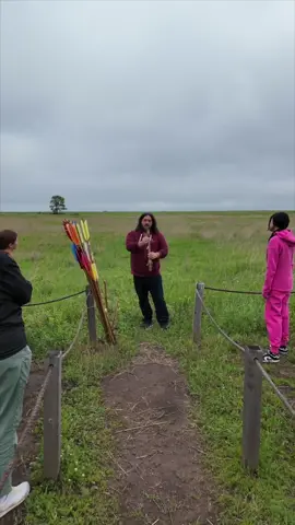 The Atlatl: A kind of spear-throwing technology that at one time or another was used by people around the World. A common stereotype of Native People is the use of the bow and arrow, but Archaeologists have shown that bow and arrow technology wasn’t used in the Midwest until between 1,000-1,500 years ago. For at least 10,000 years prior to that, Atlatls were the go-to hunting weapon.   At Jeffers Petroglyphs Historic Site in Comfrey, MN, are nearly a 100 carvings of Atlatls thought to have been made between 3,000 and 6,000 years ago! Come Visit and try your hand at hunting bison with reproductions of one of humanities earliest weapons! #Atlatl #Indigenous #MinnesotaSummer #MinnesotaEvents #MinnesotaHistory #JeffersPetroglyphs #ExploreMinnesota 