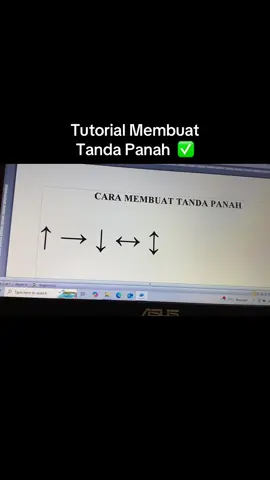 Tutorial Bermanfaat #tutorial #panah #word #wordhack #skripsi #skripsihack #mahasiswaakhir #mahasiswa #spss #pgsd #bahasa #matematika #ekonomi #kimia #foryou 