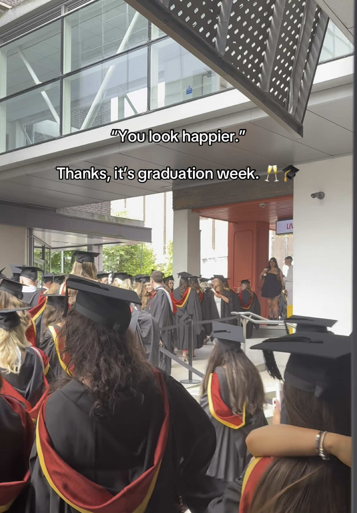 Happiness is seeing our amazing students succeed! Congratulations to all the students graduating over the next few days! 🎓🥂 We loved seeing your outfits and chatting with you today. Our social team will be in the Quad tomorrow as well - come find us! 🙂‍↕️ #NorthumbriaUniversity #NorthumbriaUni #NorthumbriaGraduate #Graduation #graduationDay #GraduationOutfit #GraduationVibes