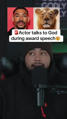 🚨Actor talks to God during award speech🤯