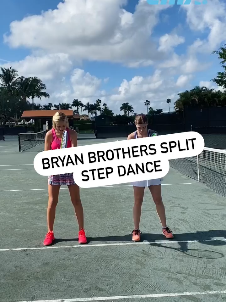 Bryan Brothers Volley Dance *  This is a great way to learn the proper footwork on volleys. Surprising your opponent with a volley shortens their reaction time and puts you on the offensive. Bryan Brothers practiced their footwork with the split step dance drill. You can improve your split step with this dance.  #tenniscoach #tennispractice #tennistraining #tennisplayer #tennisdrills