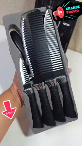 Kit 6 Peças Conjunto de Facas pra cozinha #tiktok #vendas #cozinha 