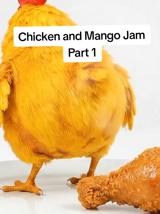 Food Parody with Chicken #kfc #mangos #FoodTok 