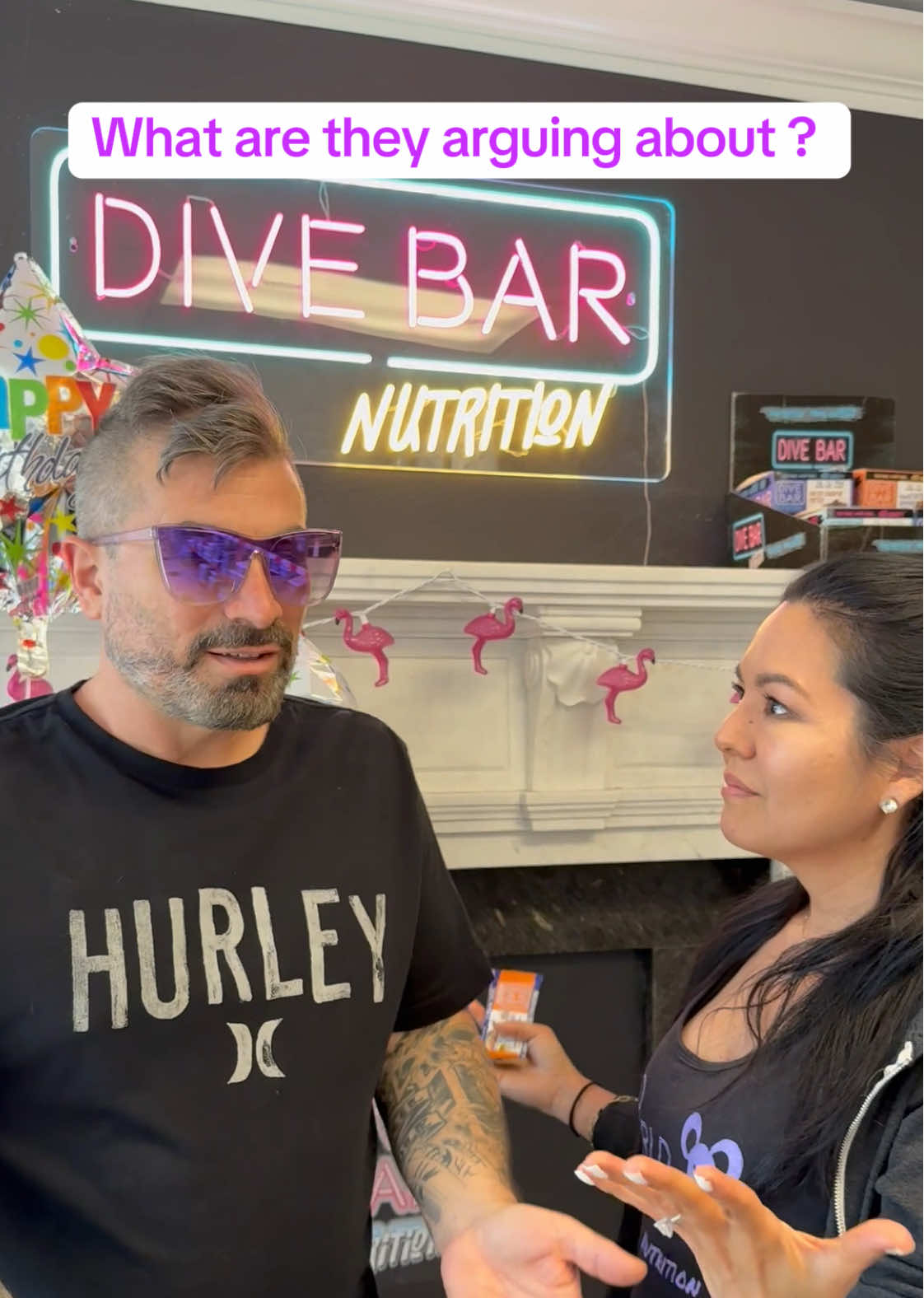 Wrong answers only ⬇️ #proteinbar #SmallBusiness #smallbusinessowner #couplegoals #couplecomedy #relatable #fyp #comment #worklife 