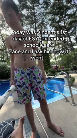 Niko was only half listening 😂 #Autism #LearningDisabilities #ESY #SummerSchool #ExtendedSchoolYear #ABoyAndHisDog #GreatDanesOfTikTok #ZaneTheDane #Dyslexia #Dysgraphia #Summer #Sunblock #BeLikeVincent 
