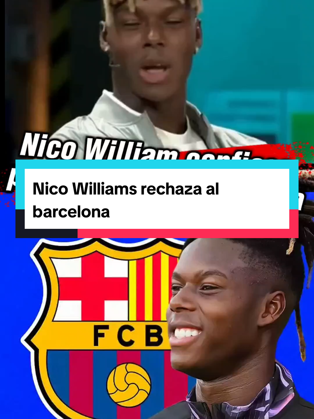 Nico Williams rechaza al Barcelona y renueva contrato con el atlético #nicowilliams #renovacion #contrato #barcelona #atletic #futbol #tiktoksoccercampaign 