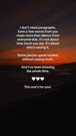Some people don’t say much… but their silence still feels like presence. I see it. I feel it. And I’m still right here. 🫣 #quietconnection #L#Loves#soulmateT#TrueLovel#lovequotest#typr#reelsr#reelsR#Relationshipl#lovestoryv#viralr#realloverighttherewaiting  