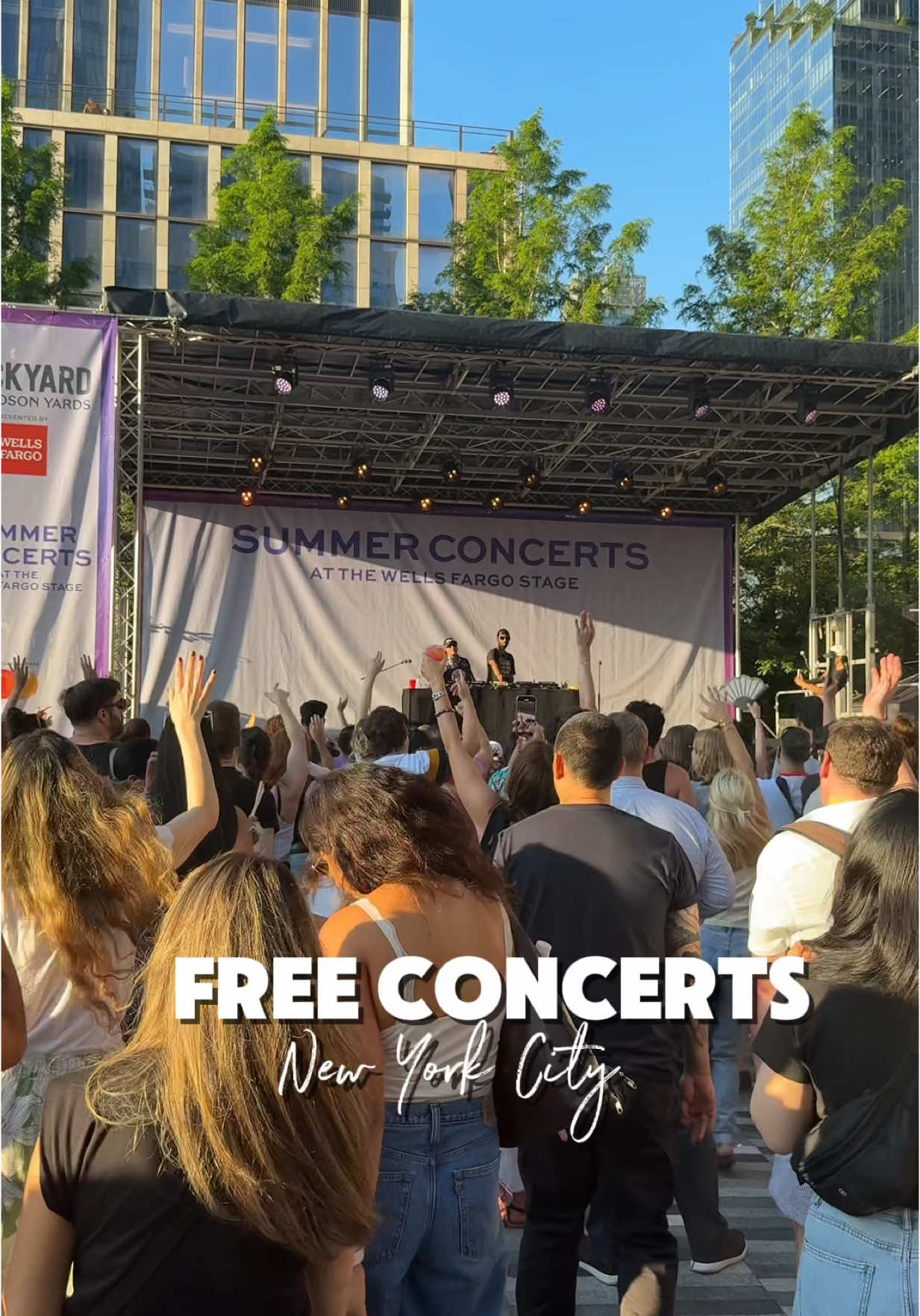 Hudson Yards’ free Summer Concert Series is a must do in NYC.  ✨These free outdoor concerts take place every Wednesday from 6-8pm through August 13th.  ✨The talent line up is great, and with easy access to Hudson Yards directly on the 7 train, it's easy to get to!  #nycthingstodo #nyc #freenyc #thingstodoinnyc #HYpartner