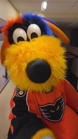 My name is meLVin and I’m really glad to meet you 🤝 #hockey #mascot #dayinthelife @LehighValleyPhantoms 