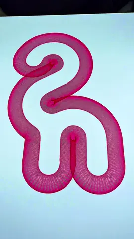 When the lines follow a hidden rhythm… a flamingo rises to its feet! #spirographshr #spirograph #art #asmr #usa #pattern #beautiful #viral #tiktok #Love #tiktokshop 