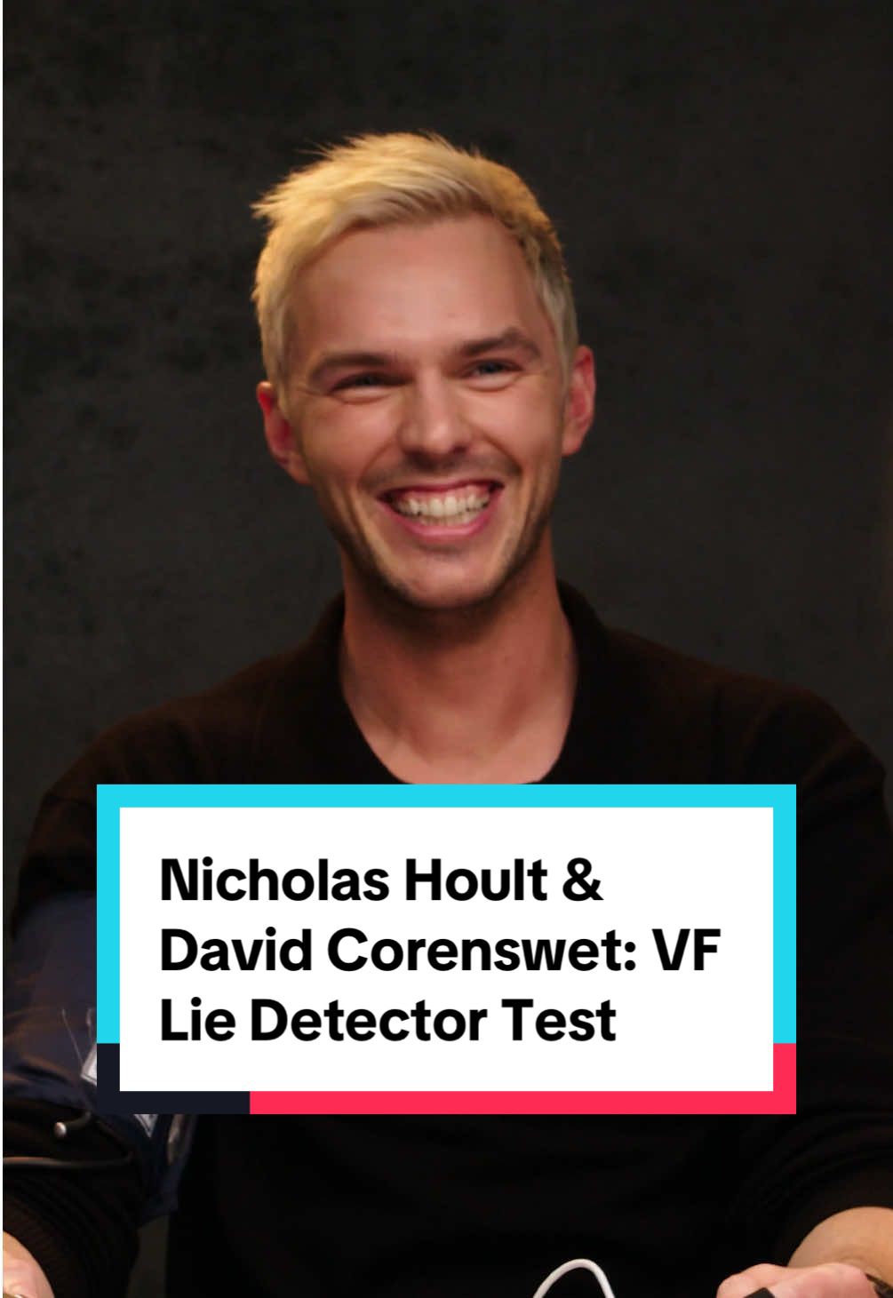 Honesty is the best policy.  Watch #NicholasHoult and #DavidCorenswet take VF’s infamous lie detector test at the link in bio.  #superman #dccomics #liedetector #clarkkent #lexluthor 