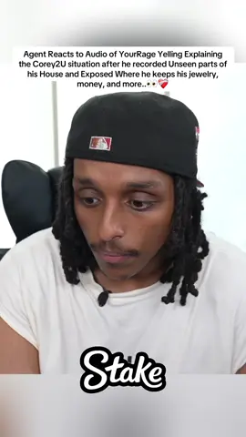 Agent Reacts to Audio of YourRage Yelling Explaining the Corey2U situation after he recorded Unseen parts of his House and Exposed Where he keeps his jewelry, money, and more..👀❤️‍🩹#agent00 #yourrage #corey2u #fyp #viral 