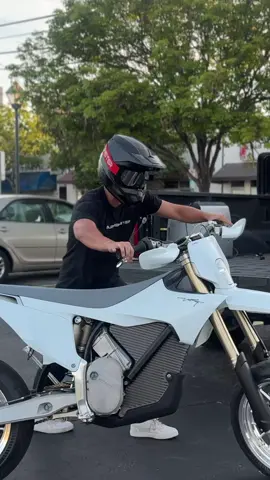 Forgot my ramp. This bike is 280 pounds with an empty tank. Stark Varg EX
