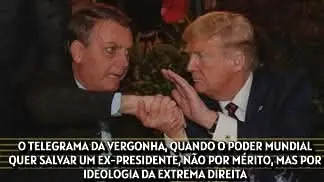 A CARTA DA VERGONHA DE TRUMP, QUANDO O PODER MUNDIAL QUER SALVAR UM EX-PRESIDENTE, NÃO POR MÉRITO, MAS POR IDEOLOGIA No mundo das relações internacionais, onde a diplomacia costuma andar de mãos dadas com o interesse nacional — e nem sempre com a ética —, uma carta recente do presidente dos Estados Unidos ao presidente Luiz Inácio Lula da Silva tem causado espanto. O conteúdo, supostamente solicitando clemência para o ex-presidente brasileiro Jair Bolsonaro, que enfrenta investigações no Brasil por crimes eleitorais, ameaças à democracia e até tentativa de golpe de Estado, não é apenas inapropriado: é uma ofensa às instituições democráticas brasileiras. A pergunta que fica no ar é simples: quem diabos os EUA pensam que são para intervir no processo legal de outro país soberano? E mais especificamente, quem acredita que está salvando quem nessa história? A CARTA: ENTRE O DESESPERO E A INTROMISSÃO De acordo com informações vazadas à imprensa internacional (ver fontes abaixo), o presidente norte-americano teria escrito uma mensagem pessoal a Lula pedindo “moderação” nas ações judiciais contra Bolsonaro. O argumento principal seria algo como: “Ele é importante para o nosso bloco ideológico global. Deixem o homem respirar.” Isso soa menos como uma sugestão diplomática e mais como uma chantagem disfarçada de gentileza. Um chefe de Estado estrangeiro interferindo em processos legais internos do Brasil? Em nome de quê? Da amizade entre homens brancos, velhos e autoritários? Parece que, nos corredores do poder em Washington, alguém se esqueceu de que o Brasil não é uma república banana que precisa seguir ordens de fora — mesmo que alguns ali insistam em agir como se fosse. BOLSONARO: UM GOLPISTA COM PASSAPORTE VERMELHO E AZUL Não há como negar que Jair Bolsonaro virou uma figura quase caricata na política mundial. Acusado de tentar desmontar as instituições democráticas brasileiras após sua derrota eleitoral em 2022, seu nome está ligado diretamente aos eventos de 8 de janeiro — o ataque ao Congresso Nacional, ao Supremo Tribunal Federal e ao Palácio do Planalto. Um dia triste para a democracia brasileira, e felizmente bem lembrado por todos os vídeos e depoimentos. Mas para parte da direita internacional — especialmente aquela que ainda sonha com a volta de Donald Trump à Casa Branca — Bolsonaro virou um símbolo. Um herói de ocasião. Um mártir conservador. Um líder que 