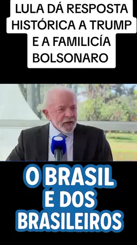 Presidente Lula em entrevista a Record fala sobre o Trump taxar o Brasil 