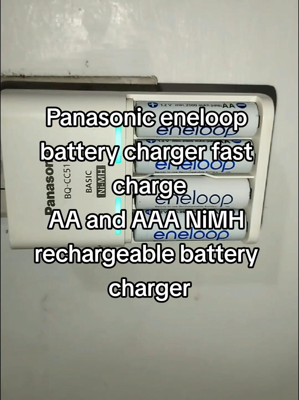 Panasonic eneloop battery charger fast charge AA and AAA NiMH rechargeable battery charger #charger #eneloop #battery #rechargeable #panasonic 