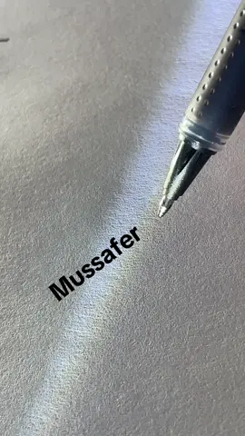 How to sign the letter M?