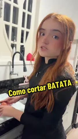 Como cortar BATATA