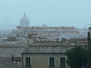 El libro el “camino del artista” lo empecé hace unos días y estoy genuinamente impresionada por lo bueno que es. Todavía sigo en la semana 1 y es un viaje interesante. #art #perfeccionismo #quotestory #fyp #life 