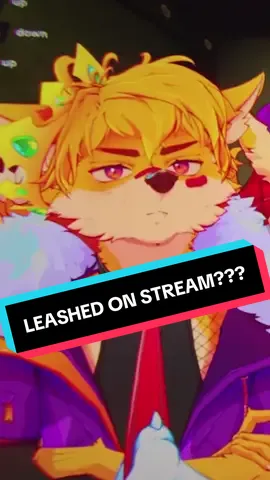 Chat can LEASH AND TUG ME AROUND now… #fyp #furry #streamer #fypシ #furrytiktok #funny #stream #furries #vtuber #anime 