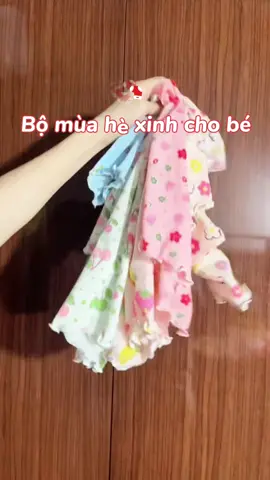 Sét đồ bộ cộc tay cho bé#bococtaychobe #quanaotreem #domevabe #trending #xuhuong 