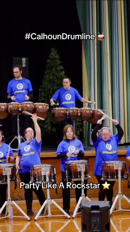 Calhoun Drum Academy “Drumline” - “Party Like a Rockstar” (performance) by popular demand,  here is a throwback to our Dec 2024 debut performance.   #drums #drummers #drumming #drumline #calhoundrumline #marchingband #drumcorps #percussion #vicfirth #vicfirthsticks #remo #teamremo #sabian #sabiancymbals #sabianeducation #playyourway #allabilities  #autism #downsyndrome #drumcover #drummersoftiktok 