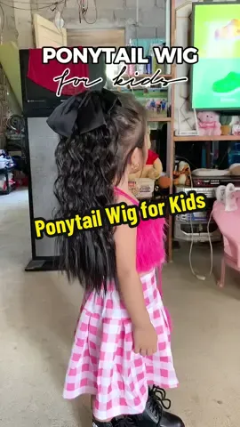 Ponytail Wig for Kids #ponytail #wig #ponytailwig #wigforkids 