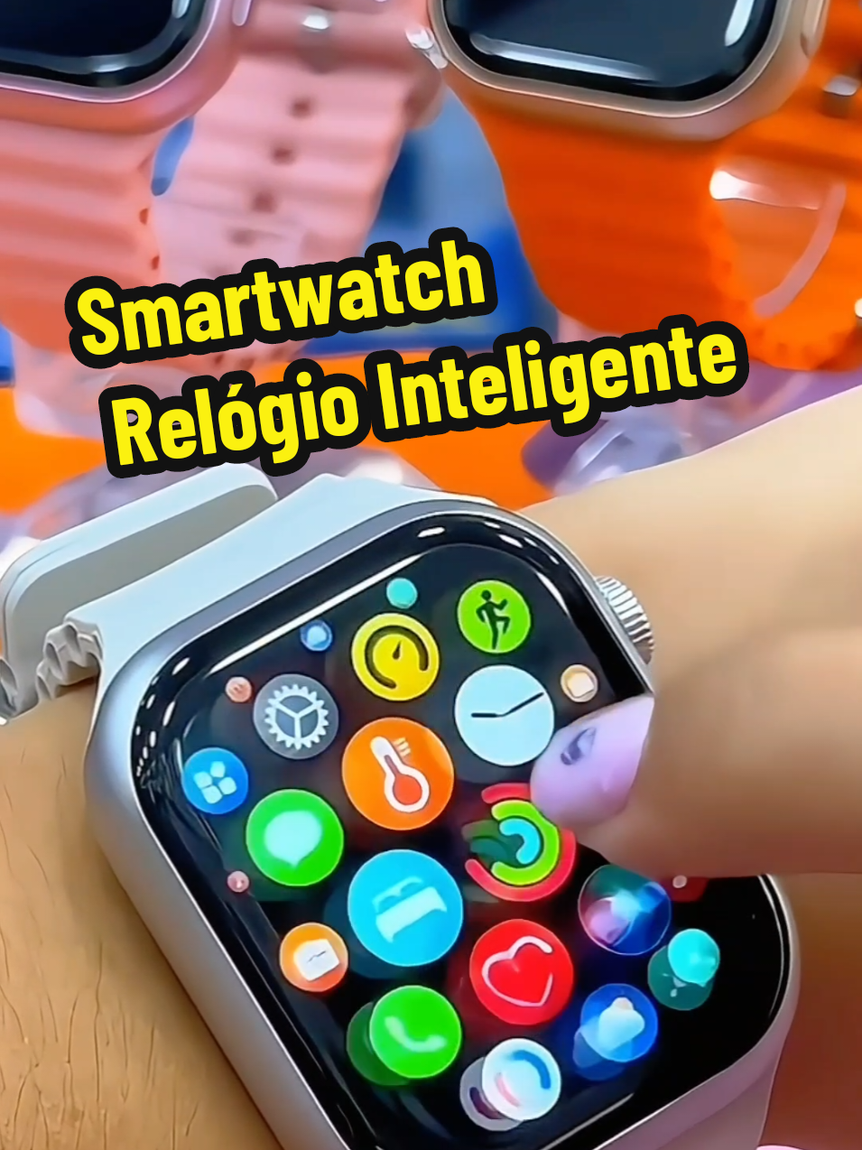 Relógio Smartwatch Pulseiras. Smartwatch Com Designer Moderno e Funcionalidades Avançadas Multitarefa, Conexão Bluetooth. Inovação em Relógios Inteligentes: Redefine a categoria com sua tela Full Touch de alta qualidade e pulseiras intercambiáveis. Funcionalidades Avançadas para o Esporte: A importância dos 11 modos de esportes completo para maximizar seus exercícios. Conectividade e Controle: Benefícios do controle de música, assistente de voz e câmera remota para uma experiência de uso mais prática e integrada. Desempenho e Multitarefa: Como o processador poderoso e a capacidade de multitarefa proporcionam uma experiência de uso rápida e eficiente. Durabilidade e Personalização: A importância da bateria de longa duração, resistência à água e opções de personalização para um smartwatch que se adapta ao seu estilo de vida. #smartwatch #relogio #inteligente #fretegratis 