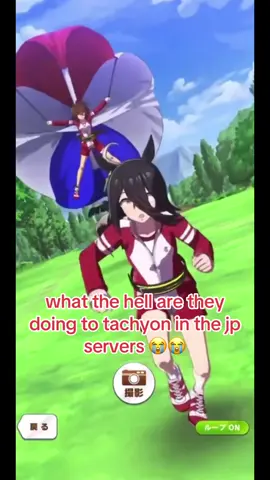 they got her ass strapped onto the doohickey #umamusume #agnestachyon #tachyon #umamusumeprettyderby #gacha