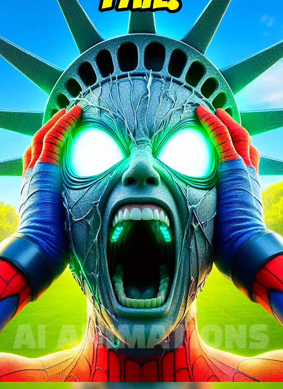 superhero transformation into Statue of Liberty spiderman va sonic vs deadpool #spiderman #sonic #deadpool #marvel #statueofliberty  https://youtube.com/@aianimations-25?si=XYPcXm9tjis0dODN
