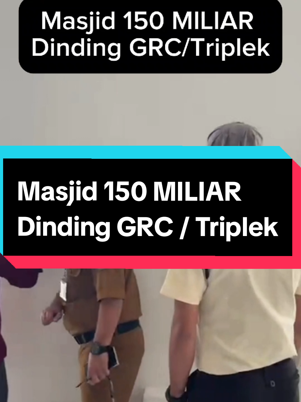 Masjid 150 MILIAR dinding GRC / Triplek viral di jambi #viraltiktok #fypage #korupsi #masukberandafyp #masjid #fyppppppppppppppppppppppp 