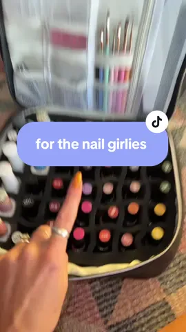i will never stop talking about this nail kit organizer #nails #organization #nailtech #gelpolish #nailkit #nailtok #gelnails #nailpolish 