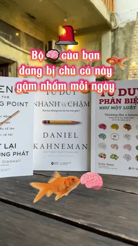 Bộ n@o “cá vàng” của bạn sẽ được “chấn chỉnh” đoàng hoàng với cuốn sách này #tuduy #tuduynhanhvacham #danielkahneman #alphabooks 