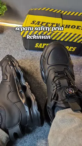 sepatu safety pria #sepatupria #safetyshoes #fyp 