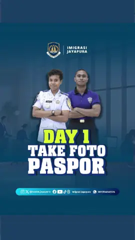 Day 1 Take Foto Paspor di Kantor Imigrasi! Bagaimana nih, pengalaman sobat mido saat pertamakali buat Paspor di Kantor Imigrasi? Silahkan tulis pengalaman kamu di kolom komentar. #Paspor #ditjenimigrasi #ditjenimpapua #ImigrasiJayapura #TravelGoals #viral 