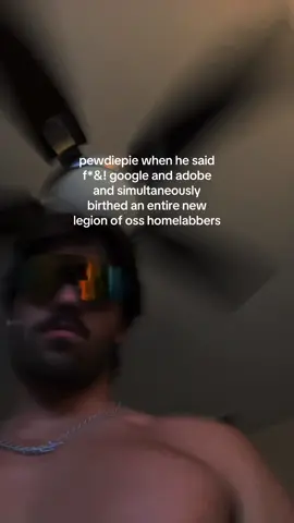 saved us from big tech #homelabbing #pewdiepie #felixlinux #fyp #homelabber 