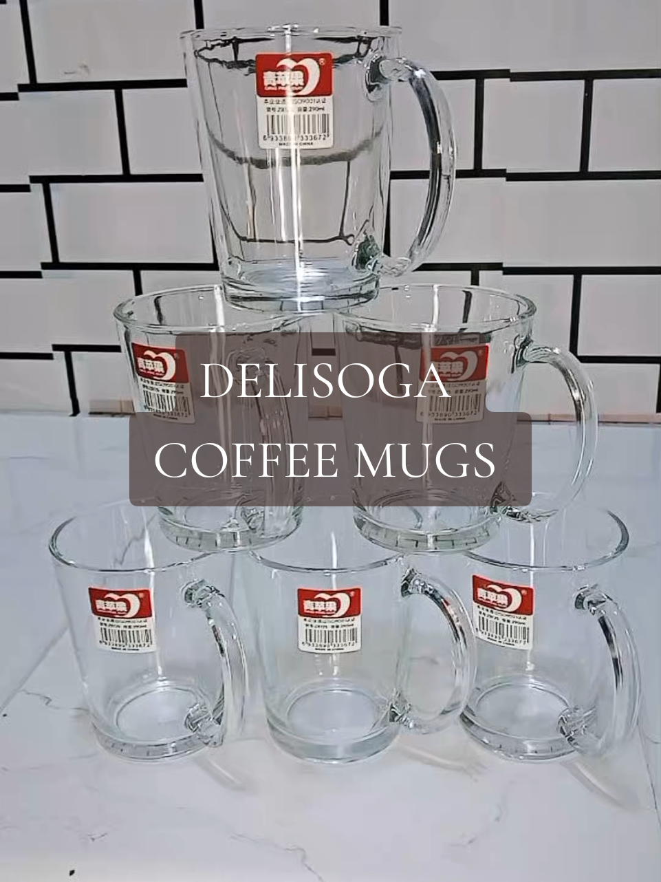 Delisoga coffee mug set for only 160 plus pesos .  #delisoga #coffeemug #mugs #coffeemugset #tasa #coffeecorner #glassware #kitchenessentials 