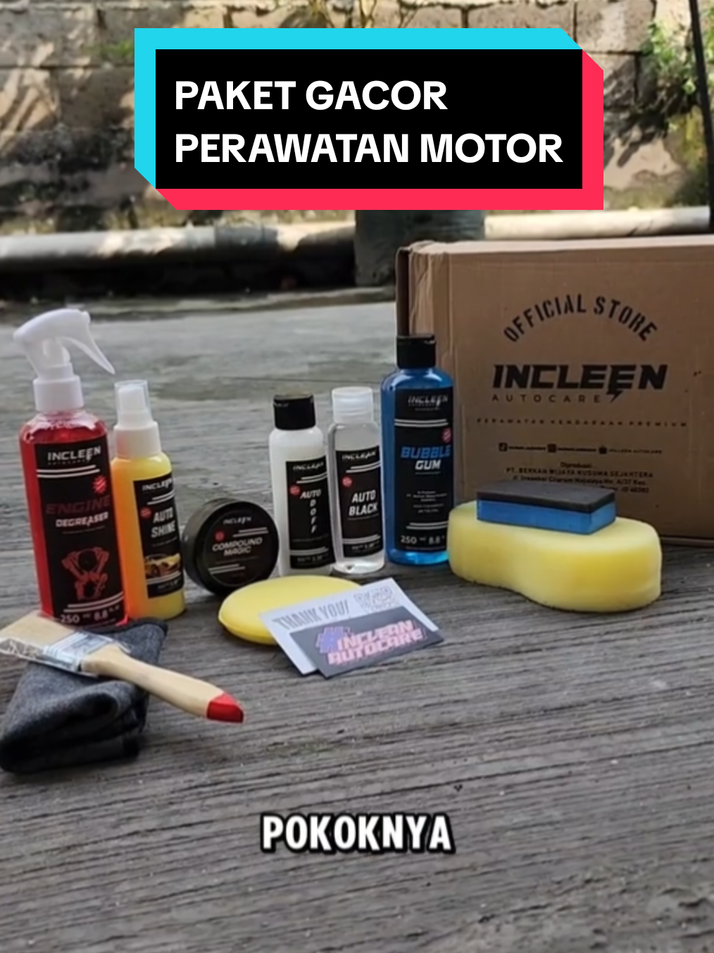 harus punya sih paket cuci lengkap ini🤩🔥 #perawatankendaraan #paketcucimotor #paketcucilengkap #pengkilapmotor #incleanautocare #pengkilapbodymotor #fyp 