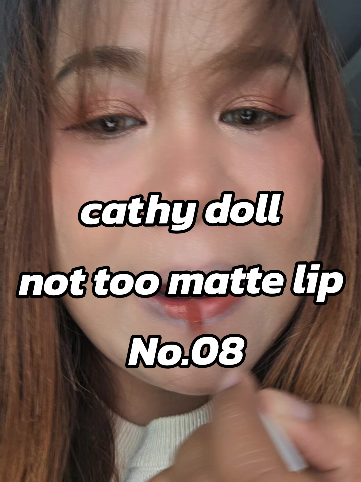 cathy doll not too matte lip No.08 #ปิย่าเมคอัพ #pyralisanina #TikTokLooks #ป้ายยาบิวตี้ #tiktokป้ายยา #รีวิวบิวตี้ #ลิปสติก #cathydoll #lipstick 