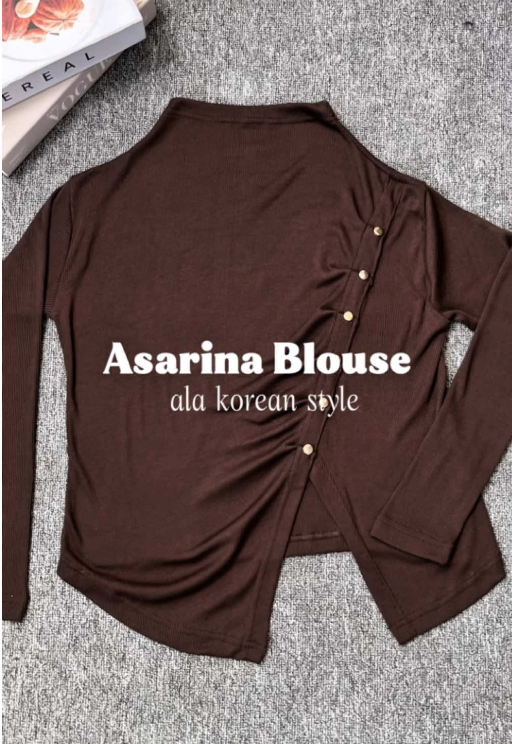 My New Collection Asarina Blouse Ala Korean Style 😋🤎🤏🏻 #outfitinspiration #outfitinspo #outfitideas #blousecantik #ootdkoreanstyle 