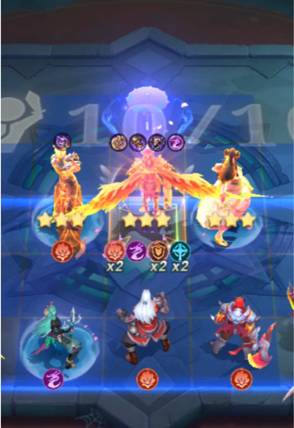 “gak semua orang bisa roll bawah buk” #MagicChessGoGo #MCGG # #MLBB #MLBBDinoPlanet #MLBBALLSTAR #MCGGIDCreators 