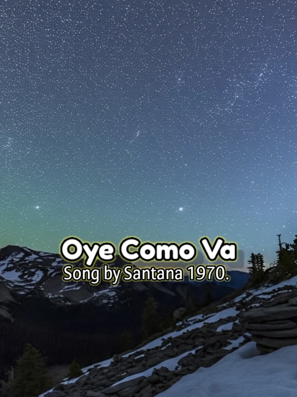 For my dearest. Oye Como Va  song by  Santana 1970. Wish your happiness. #oldsong #fullsong #lyrics #oyecomova #santana #เพลง #เพลงสากล #เพลงเพราะ #เนื้อเพลง #ฝึกร้อง 