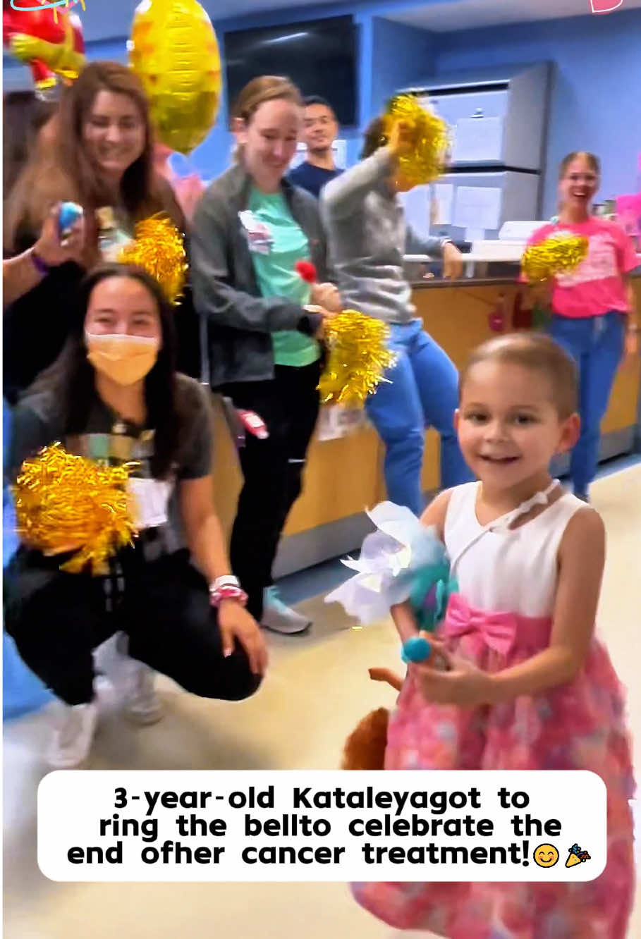 Ring the cancer free bell 🔔🎉 #ringthebell #cancerfree #Love #happy #emotional 