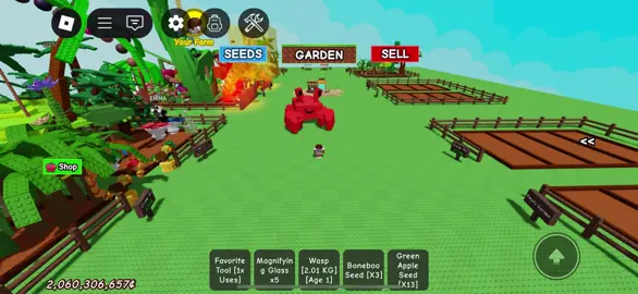 Me everytime a crab is coming  on grow a garden#gag #growagarden 