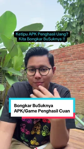Kita bongkar cara kerja apk atau game penghasil uang atau cuan, jangan percaya begitu aja, awas kena penipuan !! 
