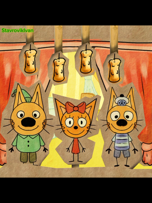 Sinking Town Trend|Kid-e-kats(Три кота) Обряд Карамельки|CattailDemon #kidekats #trikota #fnf #sinkedtown #sinkingtown #трикота та