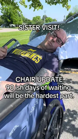 Sorry I haven’t posted in bit! We will do a live soon! All is going fairly smoothly with the chair. Basically just a waiting game now. #MentalHealthAwareness #braininjuryawareness #opiateoverdose #opiateaddictionawareness #MentalHealth #nursinghomelife #bedridden #anoxicbraininiurv #childhoodtrauma #onemomsjourney #customwheelchair