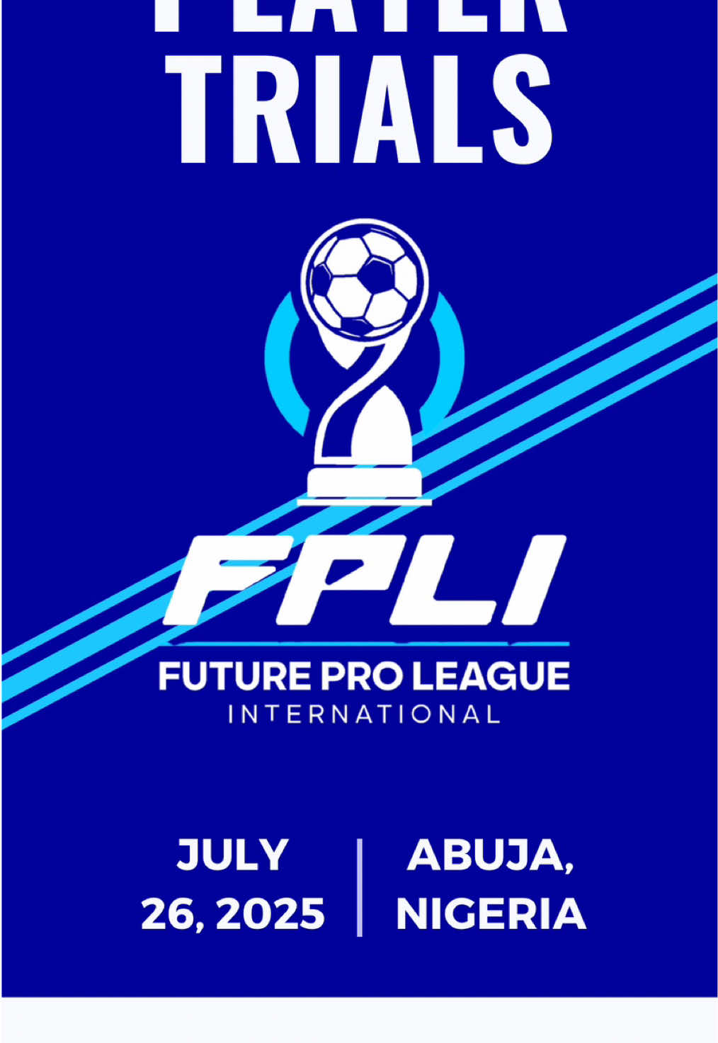 Out recruiting Abuja’s top ballers. The journey to the league starts now. ⚽⏳ #fplintl #fyp #abuja 