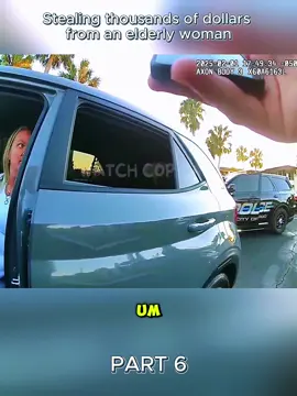 Caretaker Arrested After Stealing Thousands from Elderly Woman - PART 6 #usa #fyp #cops 